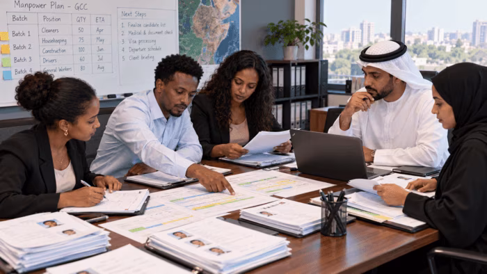 How GCC Recruitment Agencies Can Plan Wholesale Manpower Orders